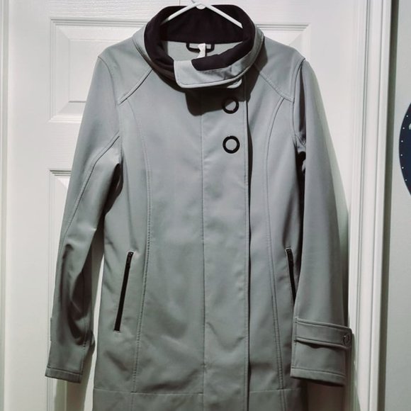 Lululemon Audrey jacket sz 10 Shark Grey EUC - Picture 1 of 8